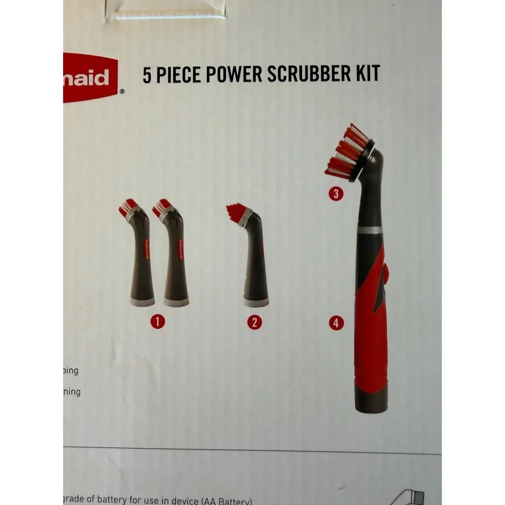 Rubbermaid power scrubber